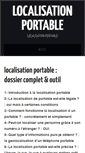 Mobile Screenshot of localisation-portable.com