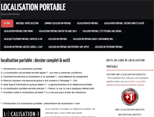 Tablet Screenshot of localisation-portable.com